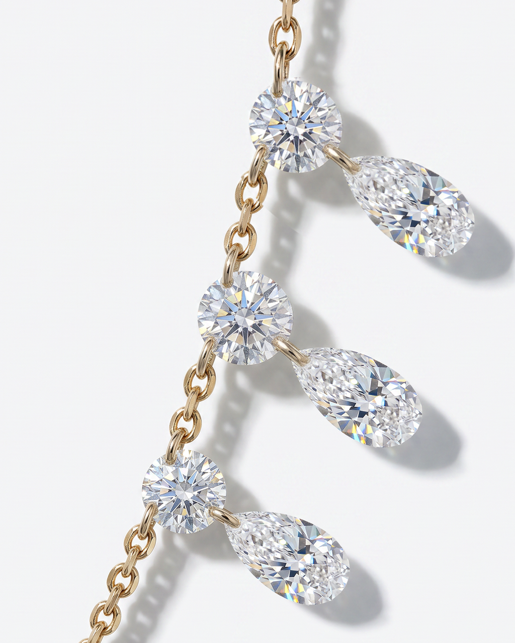 The Celeste Lab Diamond Fringe Bracelet
