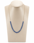 Cornflower Blue Drilled Necklace