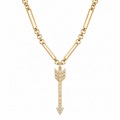 Baguette Arrow Pendant