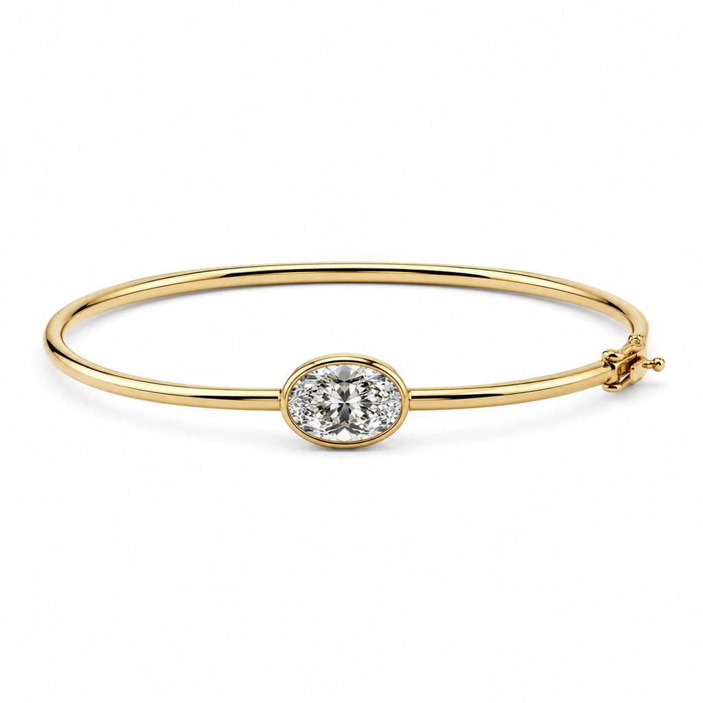The Essential Oval Bezel Bangle