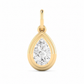 Pear Halo Pendant