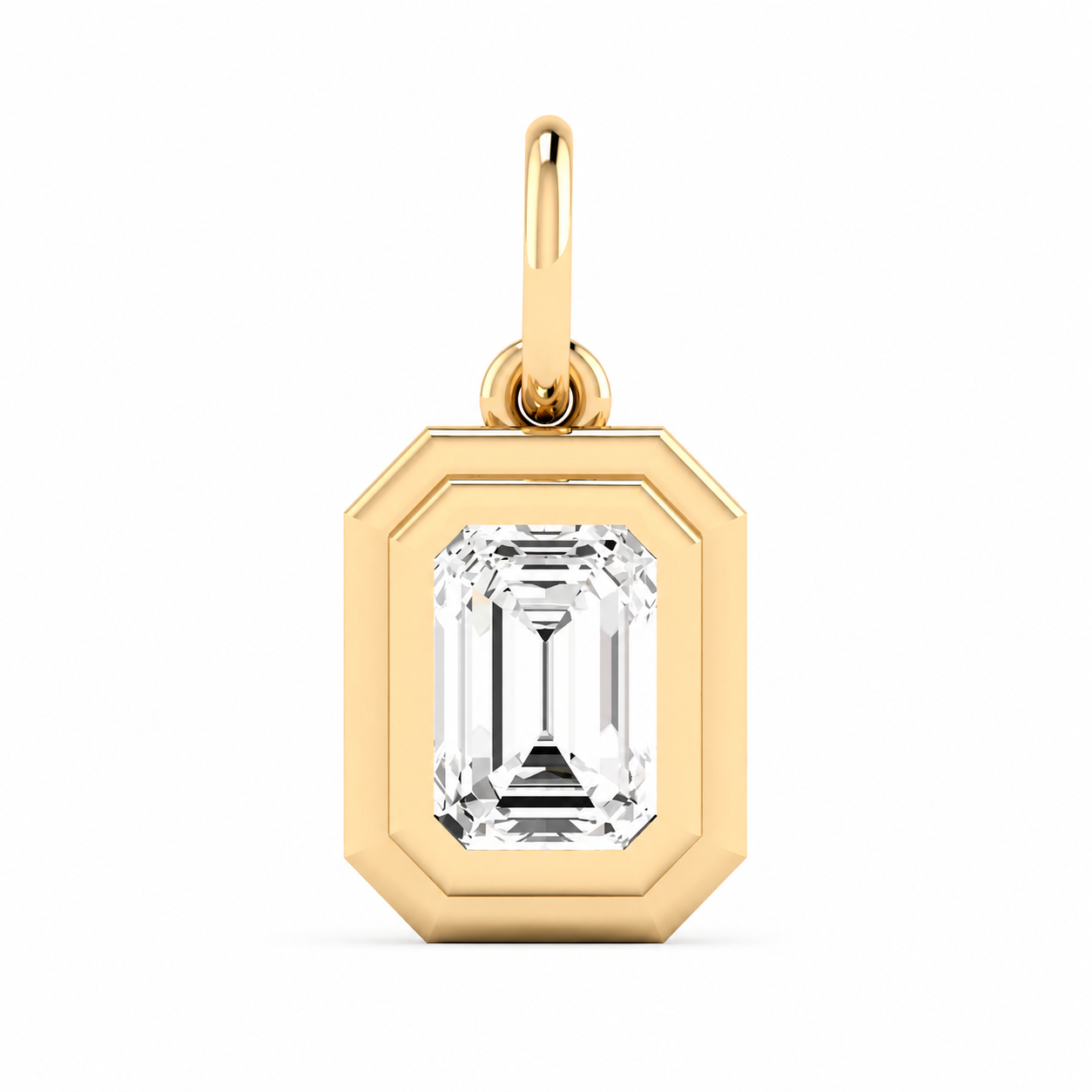 Emerald Halo Pendant