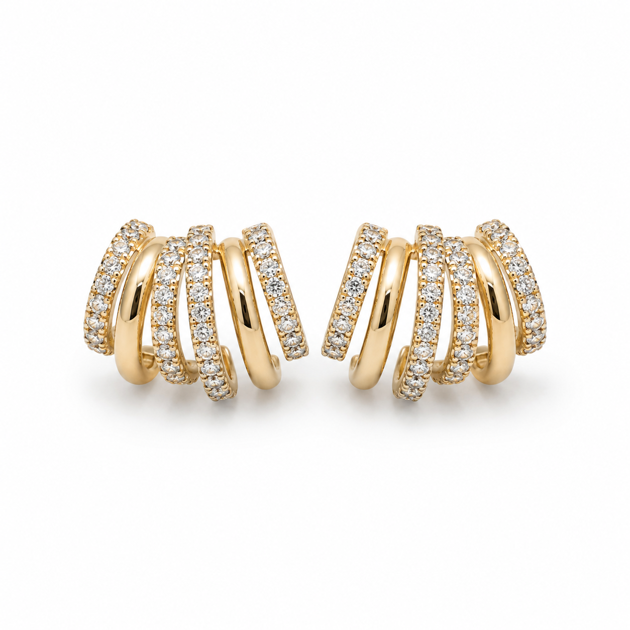 Six Stack Lab Diamond Earrings