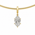 Marquise Stepcut Pendant (2 ctw)