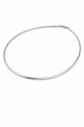 Two-Tone Reversible Flexible Omega Necklace