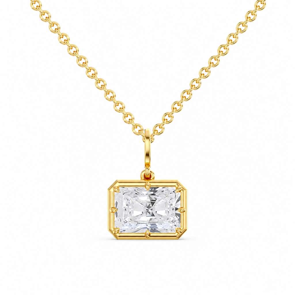 Aura Radiant Lab Diamond Pendant