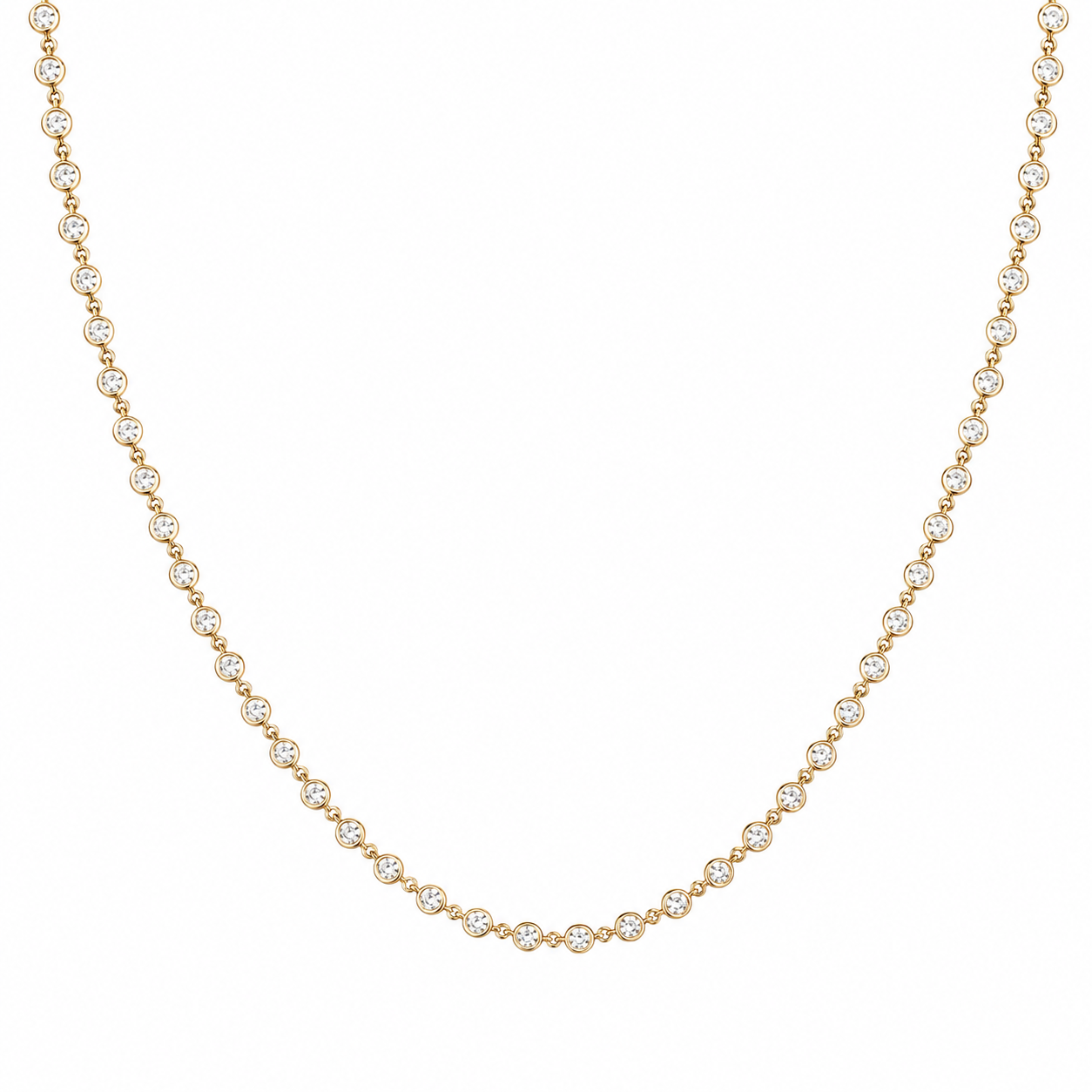 Micro Bezel Necklace
