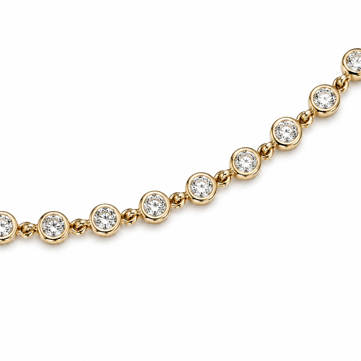 Micro Bezel Necklace