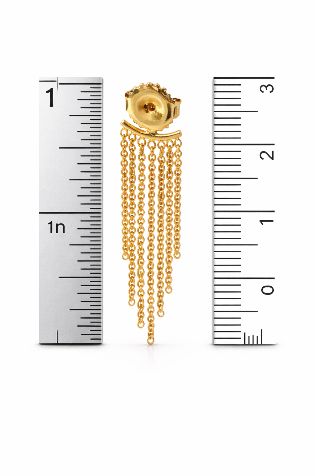 Élan Fringe Earring Jackets – 18K Yellow Gold