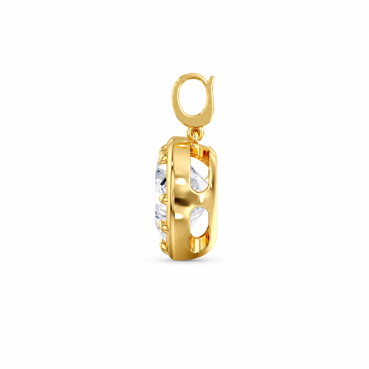 Aura Heart Lab Diamond Pendant