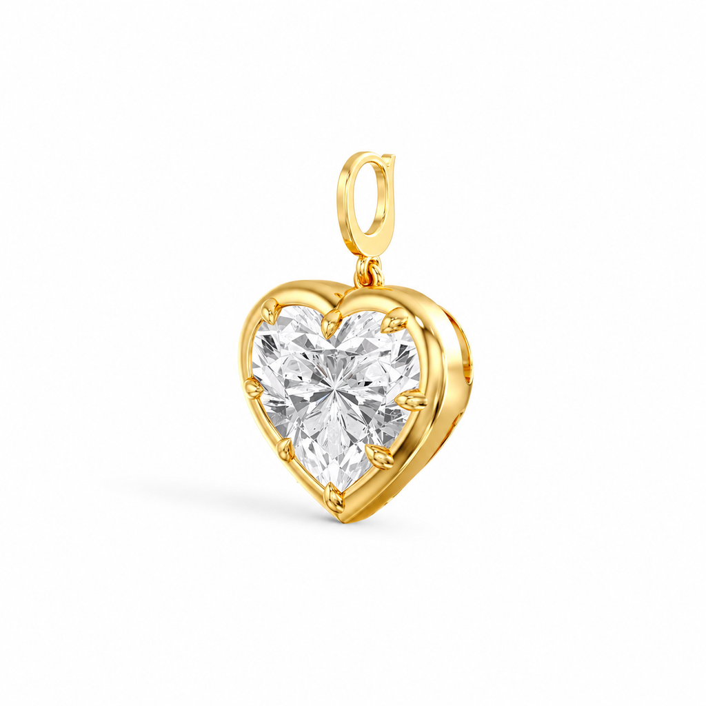 Aura Heart Lab Diamond Pendant