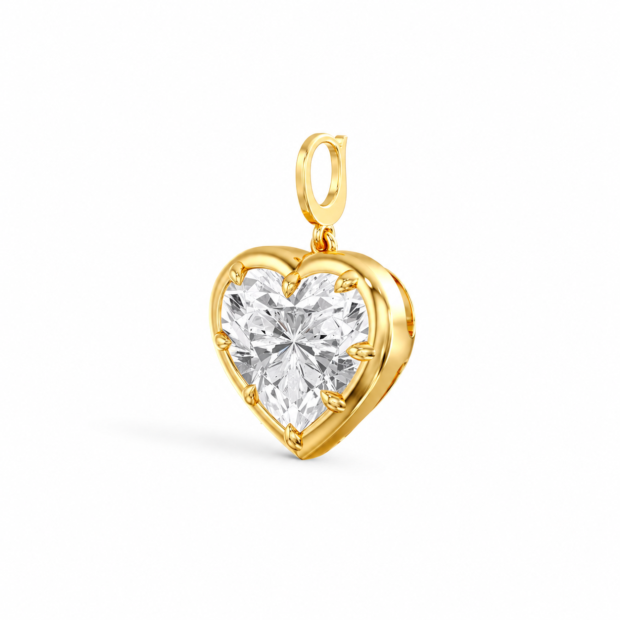 Aura Heart Lab Diamond Pendant