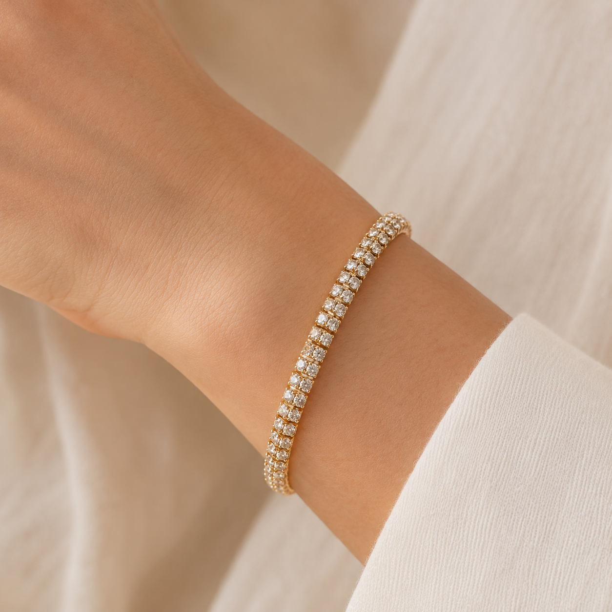 Luxe Orbit Lab Diamond Bracelet