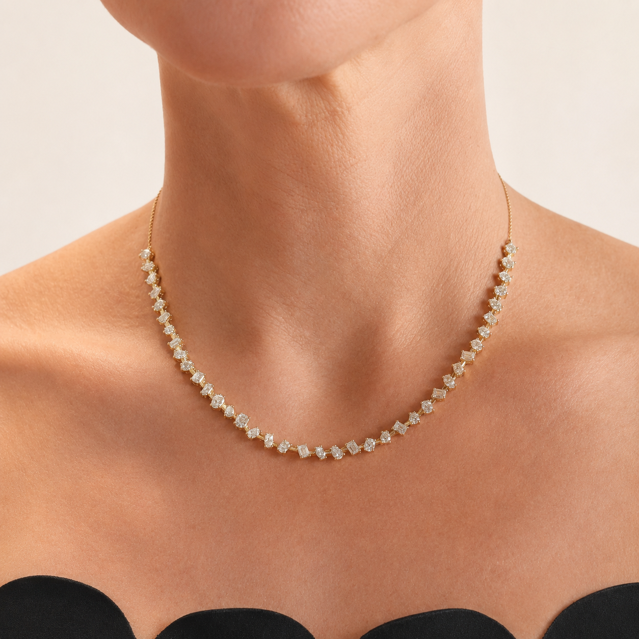 Mixed Shape Necklace