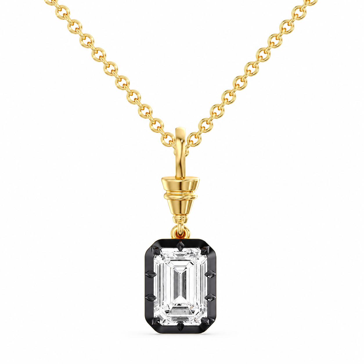 Georgian Emerald Lantern Pendant