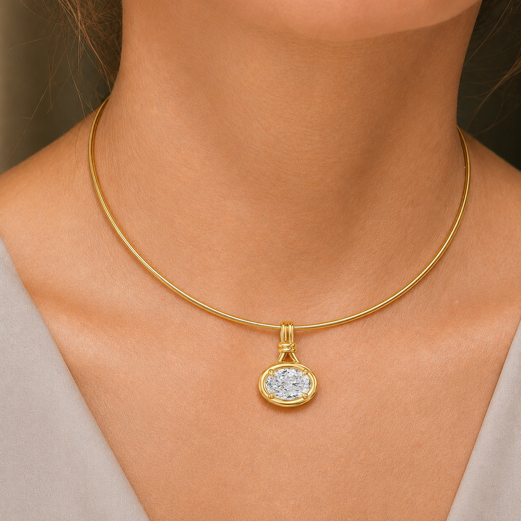 Flexible Omega Chain (1.5 mm, 14K)