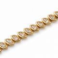 Bezel Marquise Tennis Bracelet