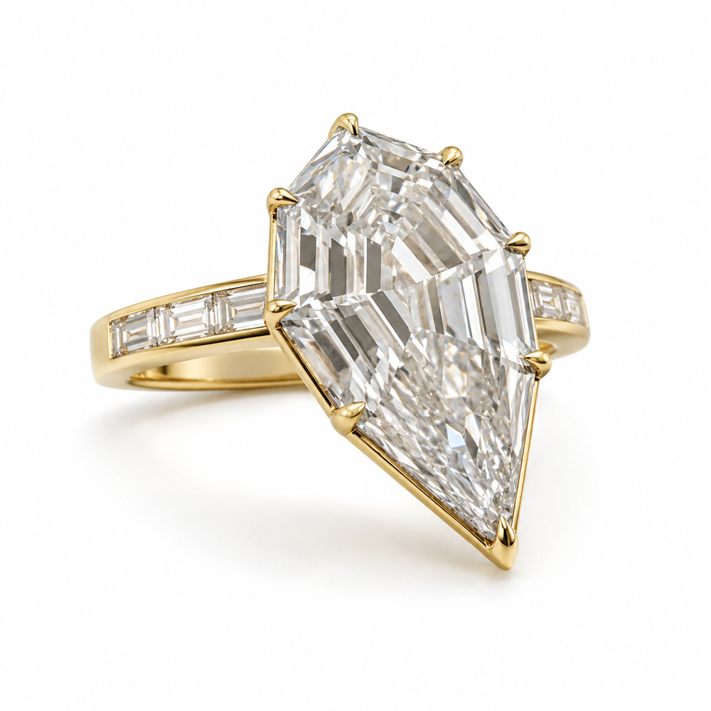 Pear StepCut Ring