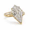 Pear StepCut Ring