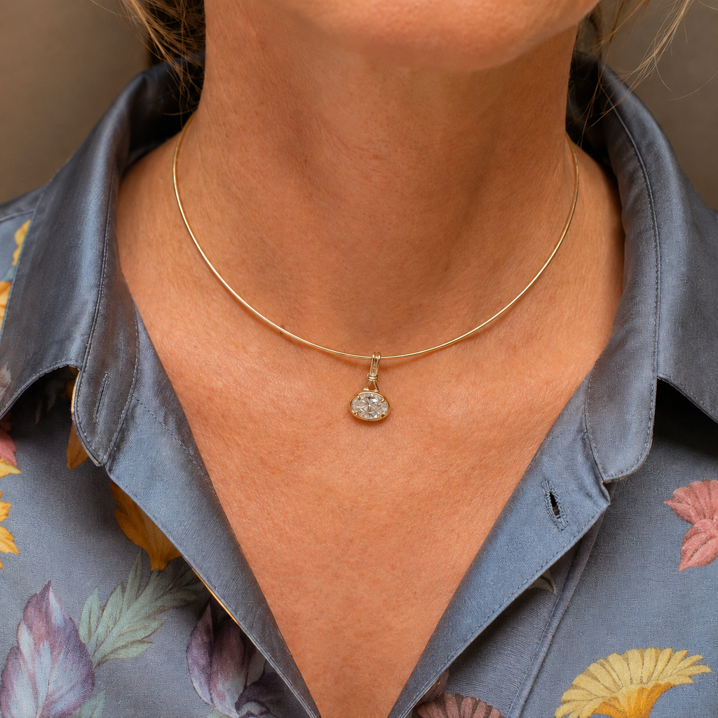 The Talisman Oval Pendant (2 ctw)