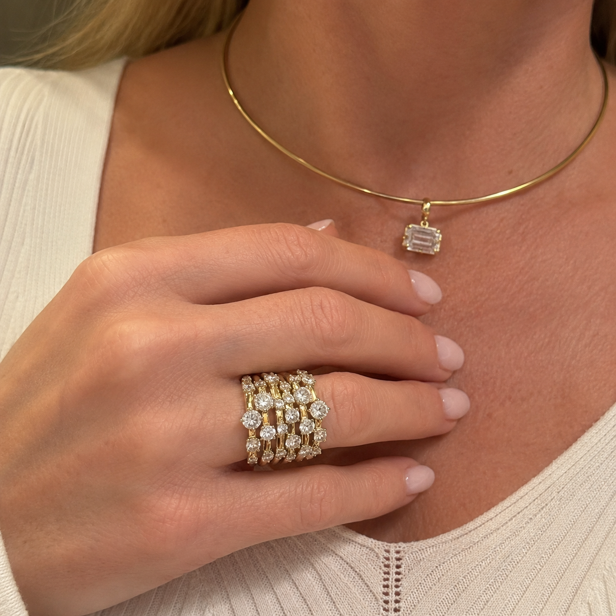 Constellation Lab Diamond Statement Ring