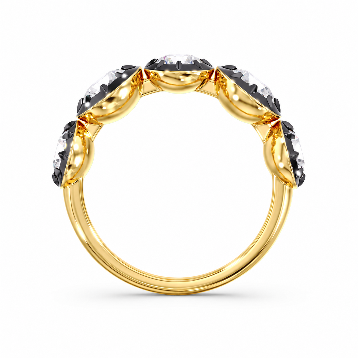 Georgian Rhodium Ring