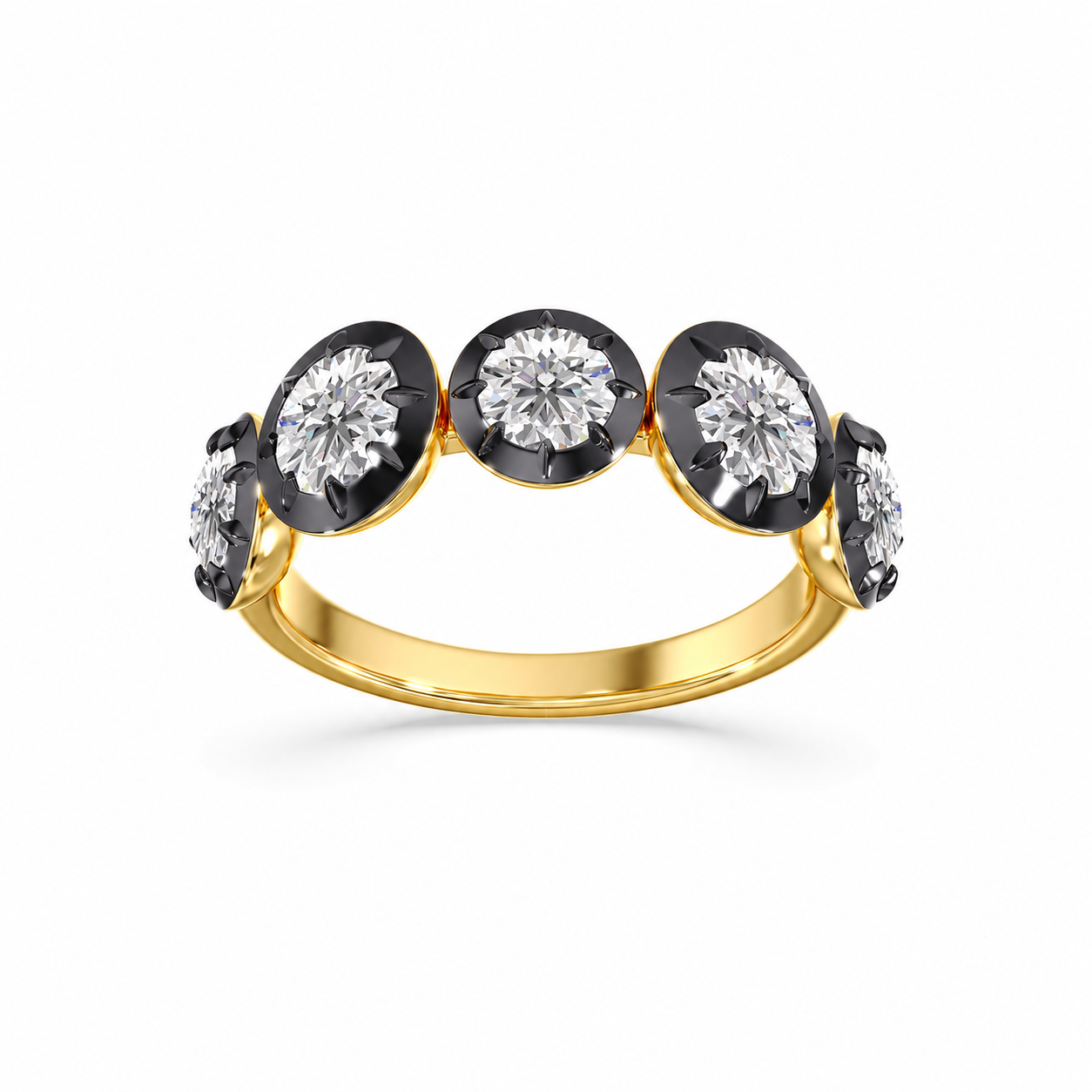 Georgian Rhodium Ring