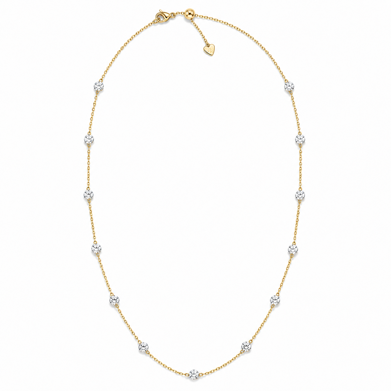 Floating Drops Lab Diamond Necklace