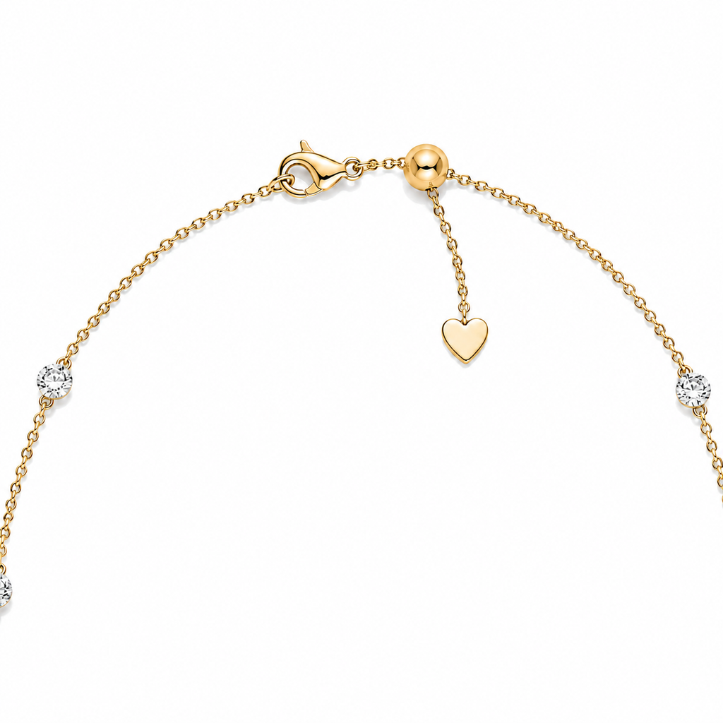 Floating Drops Lab Diamond Necklace