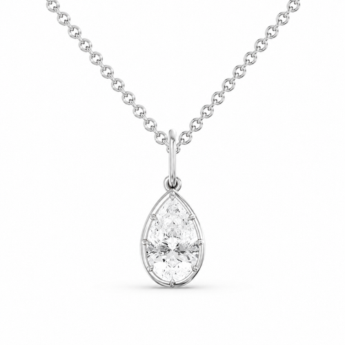 Georgian Pear Shaped Pendant with Openable Bail