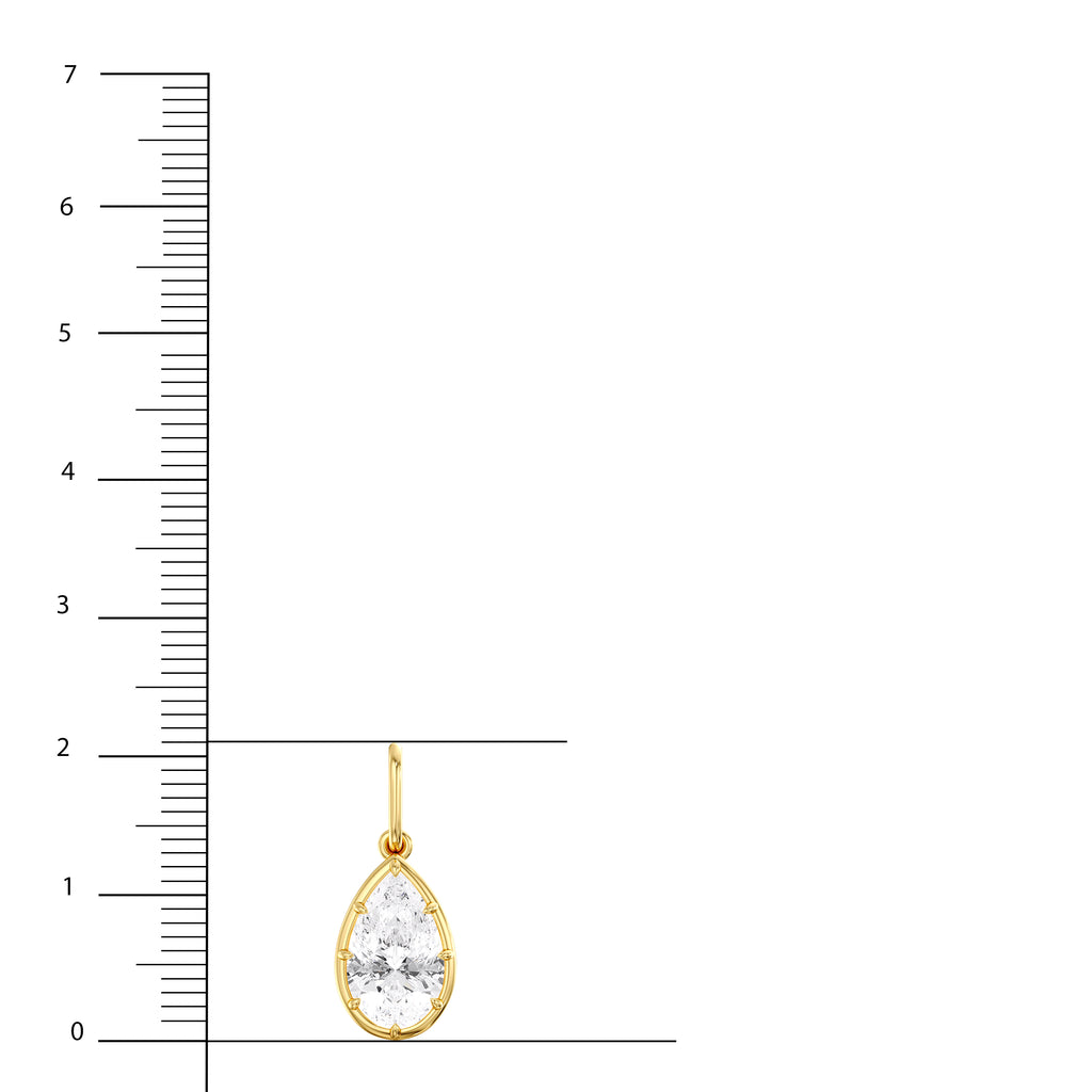Georgian Pear Pendant