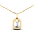 The Emerald Bezel Pendant (2 ctw)
