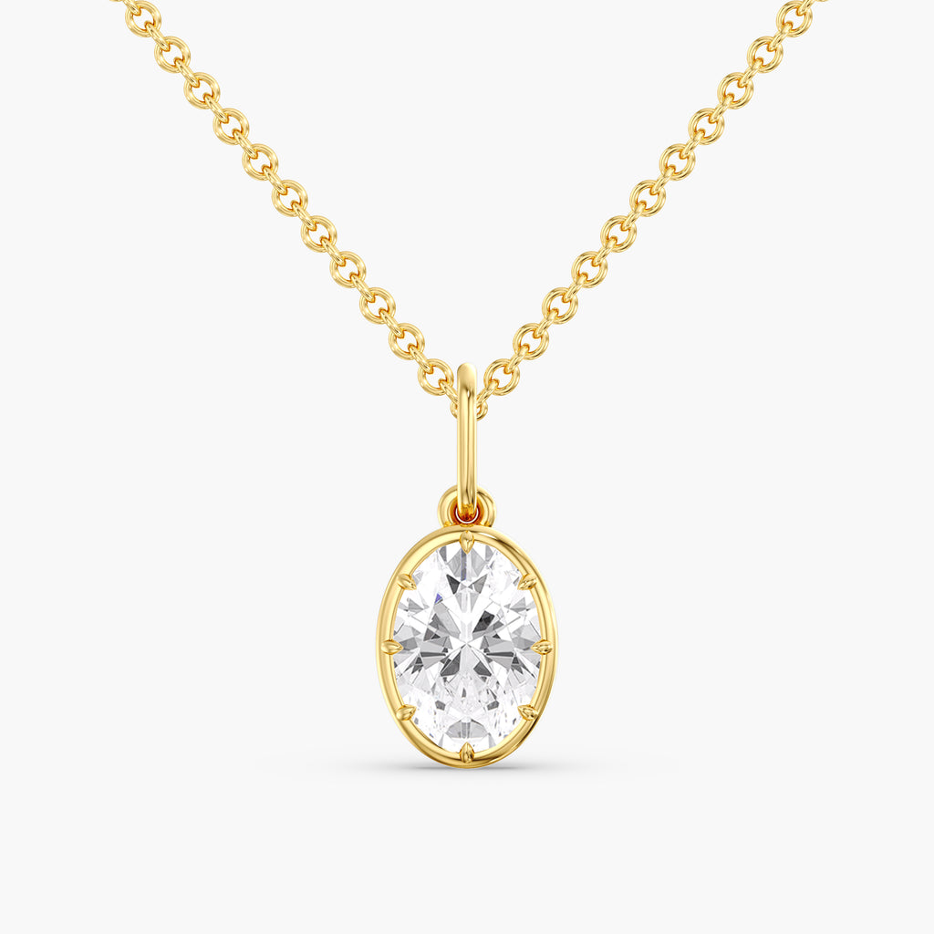 Georgian Oval Pendant