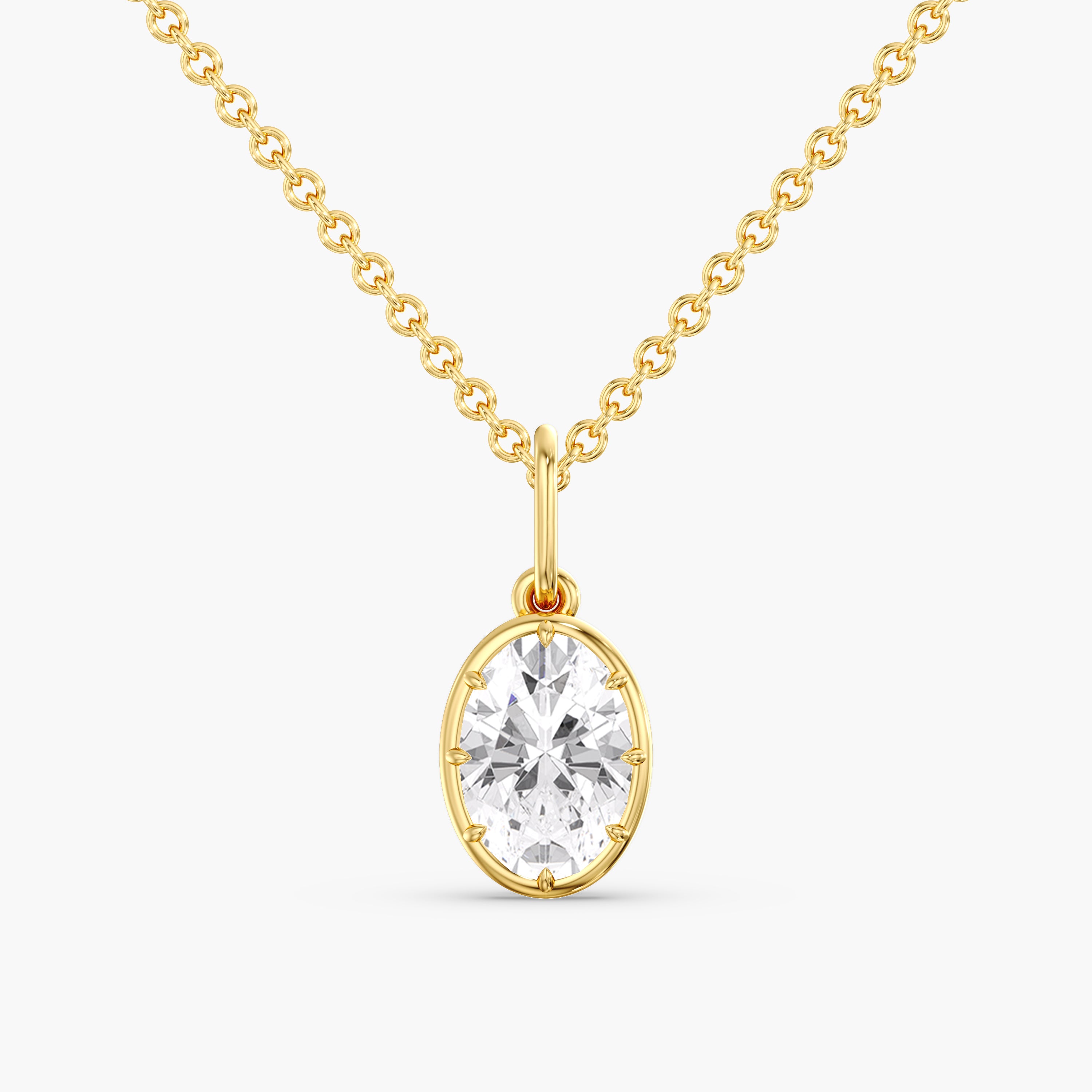 Georgian Oval Pendant