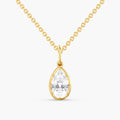 Aura Pear Shaped Lab Diamond Pendant