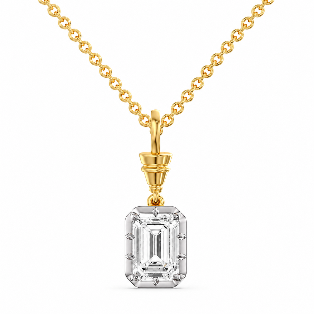 Georgian Emerald Lantern Pendant