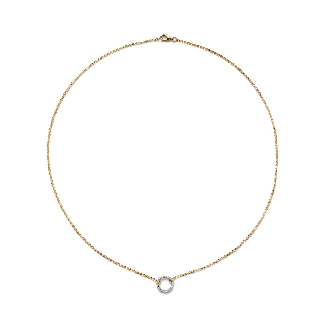The Essential Rolo Chain with Pavé Openable Clasp