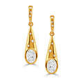 Starlight Teardrop Lab Diamond Earrings (18K)