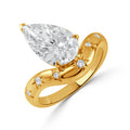 Starlight Pear Lab Diamond Ring (18K)