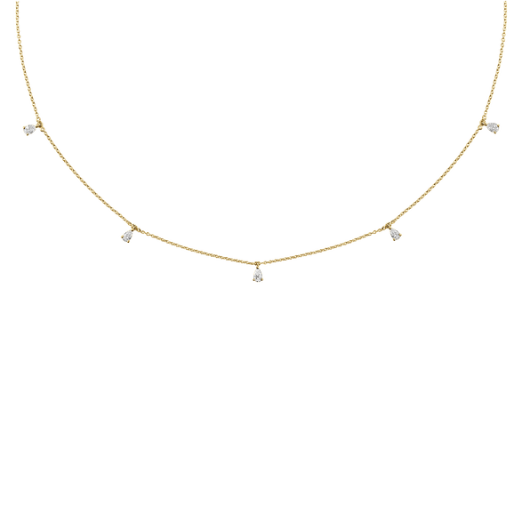 Dewdrop Pear Necklace