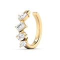 Mixed Shape Lab Diamond Ear Cuff
