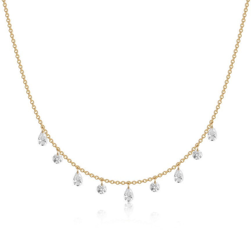 Lab Diamond Confetti Necklace