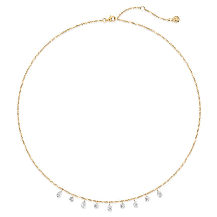 Lab Diamond Confetti Necklace
