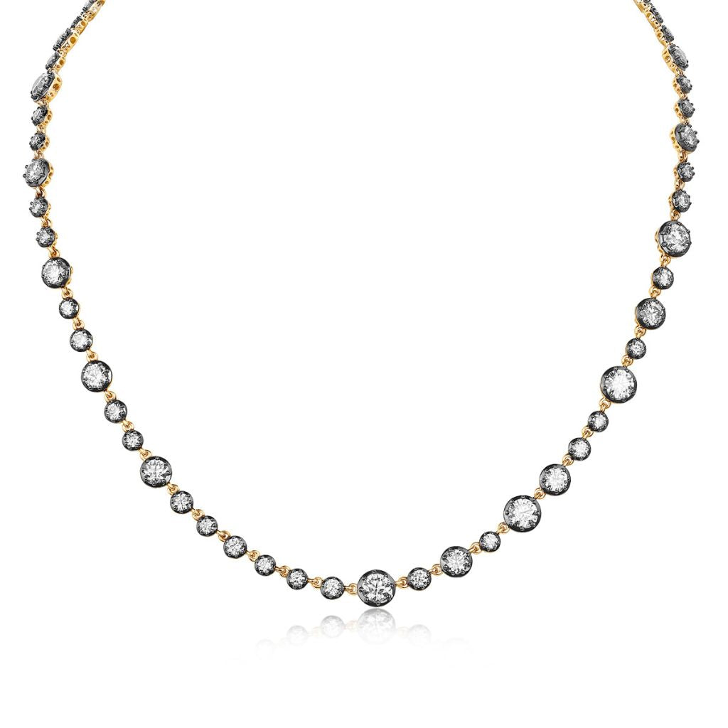 Georgian Lab-Grown Diamond Necklace (10 ctw)