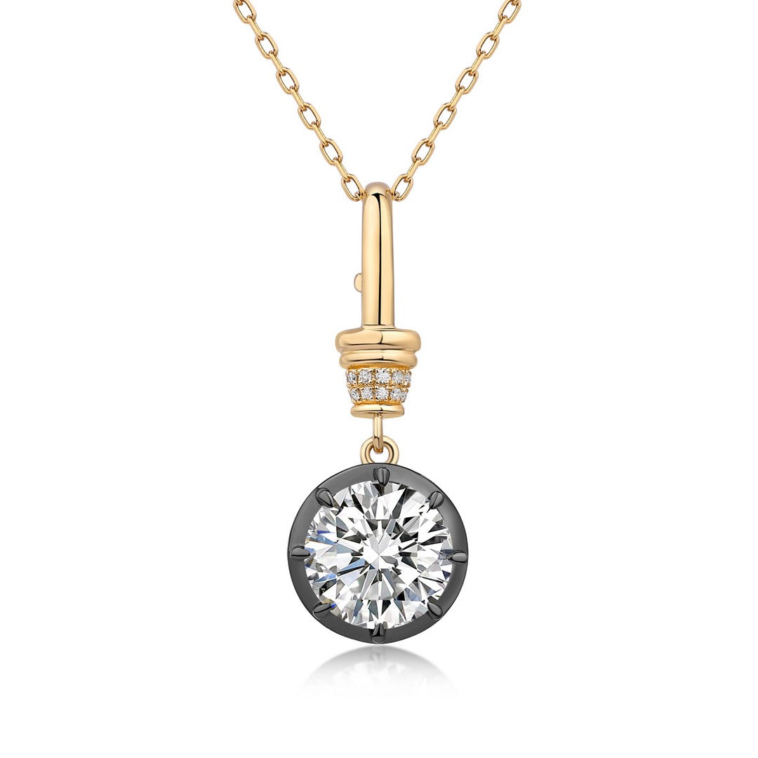 Georgian Lantern Diamond Pendant | 3 Carats
