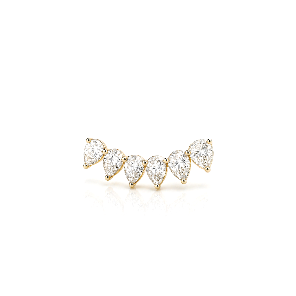 Pear Shaped Ear Climbers