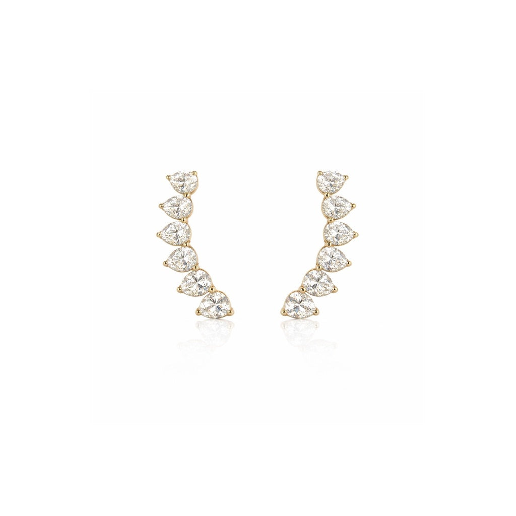 Pear Shaped Ear Climbers