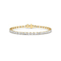 East-West Emerald Tennis Bracelet