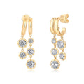 Cascade Lab Diamond Drop Earrings