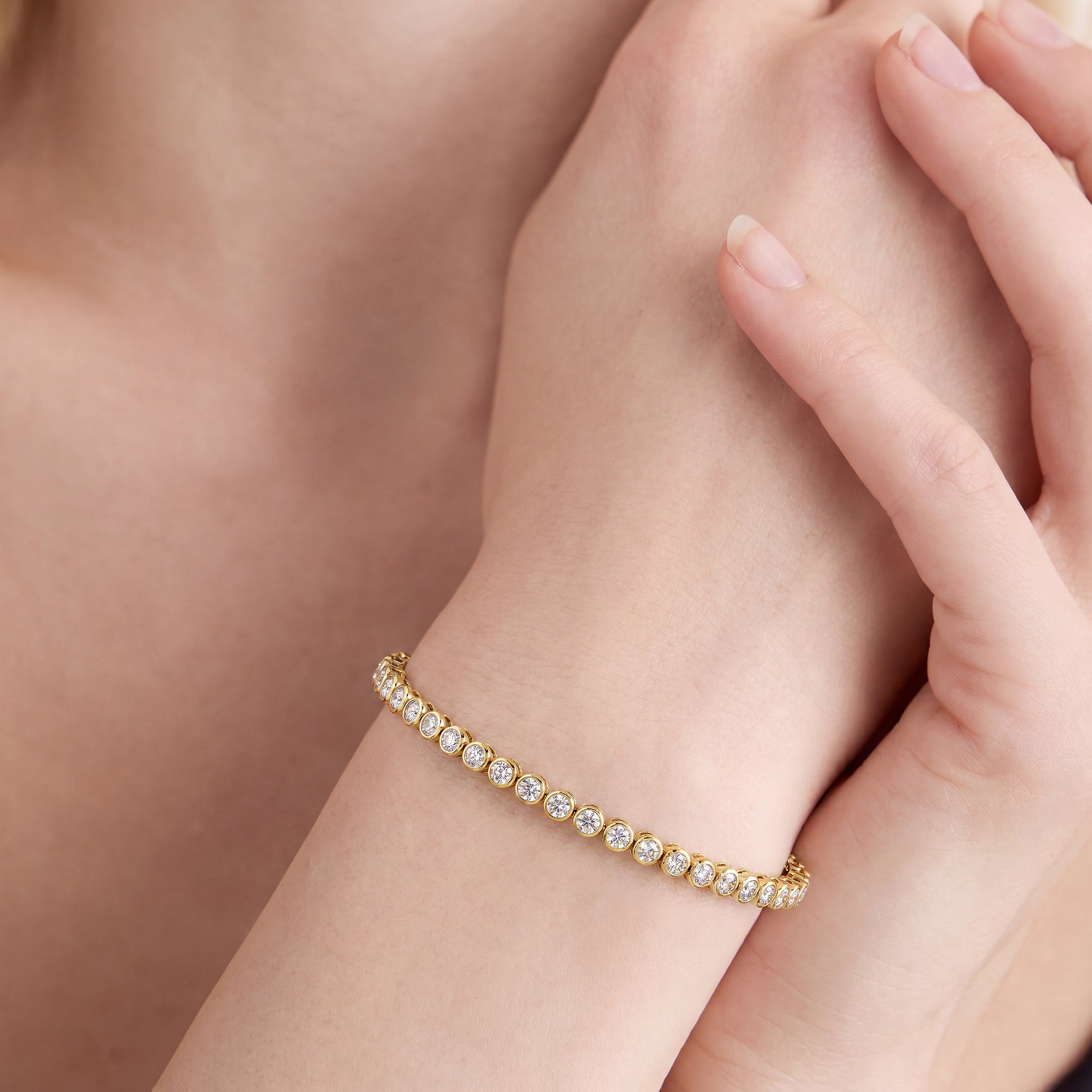 The Riviera Bezel Bracelet